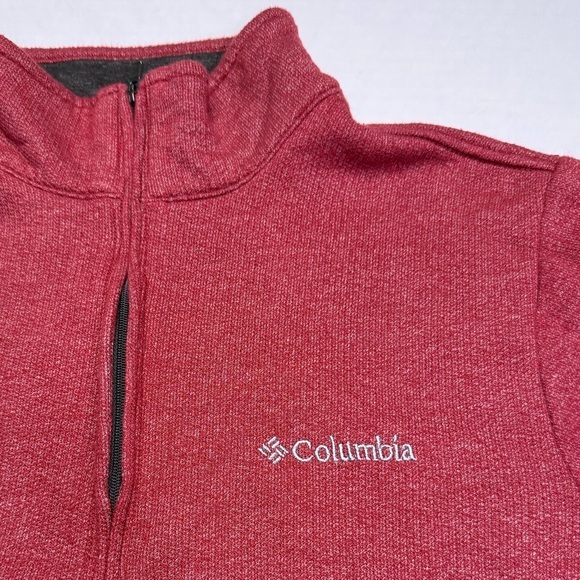 Burgundy Quarter-Zip Fleece Pullover — Columbia - Picture 4 of 10